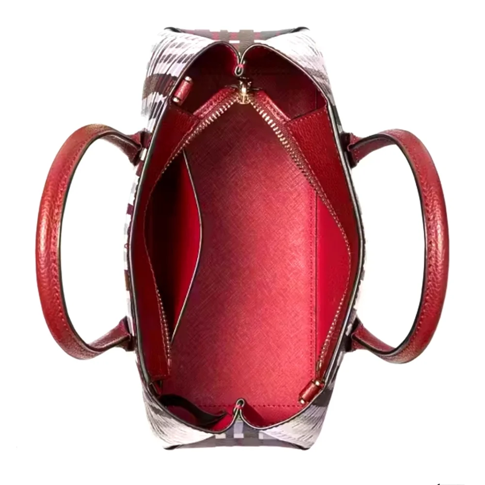 KATE SPADE NEW YORK | Eva City Plaid | Small Top Zip Satchel - Picture 3 of 3